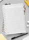 Lowha Spiral Notebook With 60 Sheets And Hard Paper Covers With Arabic Name Toulin Design, For Jotting Notes And Reminders, For Work, University, School