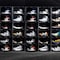 1CHASE&reg; Shoe Storage Box (6 Box Set) Black, Side Open High Quality storage Organizer Boxes,Stores Shoes Size up to UK 46