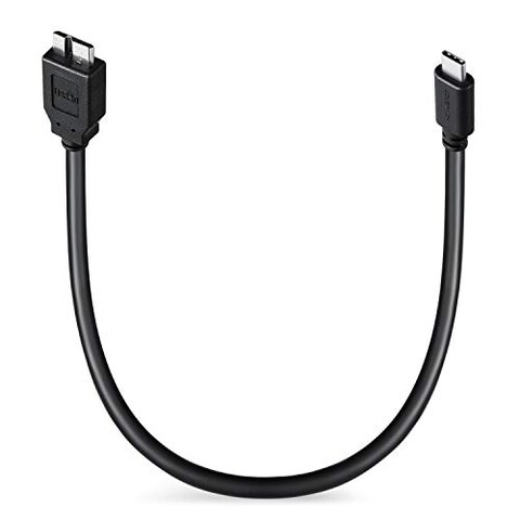 Type C to Micro-B USB Cable 1ft by HomeSpot Charge &amp; Data Sync Cable Compatible for Samsung Galaxy S5/ Note 3, MacBook Air 2018 Google PixelBook, WD External Hard Drive