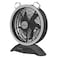 Clikon Rechargeable Fan With LED Light Black 14inch