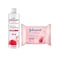 Johnson's Fresh Hydration Micellar Rose-Infused Cleansing Water 400ml With Fresh Hydra 25 Wipes