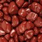 Vsell24 Polished Red Stone Pebbles, 5-8 cm, for Plants, Decor, Aquariums, Vases, Gardens, Landscaping, 03Kg
