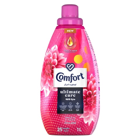 Comfort Ultimate Care Concentrated Fabric Softener Orchid &amp; Musk 1L