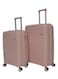 Morano Hard-Side Luggage Set For Unisex Polypropylene Lightweight 4 Double Wheeled Suitcase With Built-In TSA Type Lock (4 Pcs, Pink)