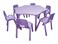 Rbwtoys Compatible Activity Plastic Adjustable Star Shaped Chair Table Set For Kids RW-17140 Size, 120&times;37cm
