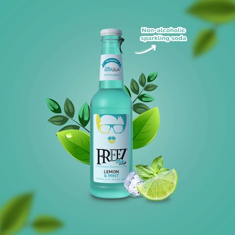 Freez Mix Carbonated Flavored Drink Lemon And Mint 275ml