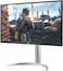 LG 27UP550N 27 Inch, UHD 4K IPS Monitor With USB Type-C HDR10 HDMI, DisplayPort, Tilt, Height And Pivot Adjustable Stand, White