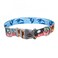 Coastal 1.5" Sublime Dog Collar Surf,Sun And Beach Large