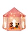 Princess Castle Play House Game Tent With Star Lights 135x135centimeter
