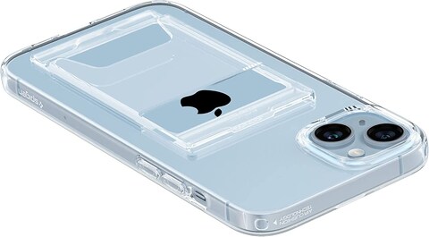 Spigen Crystal Slot Dual designed for iPhone 14 Plus case cover (2022) - Crystal Clear