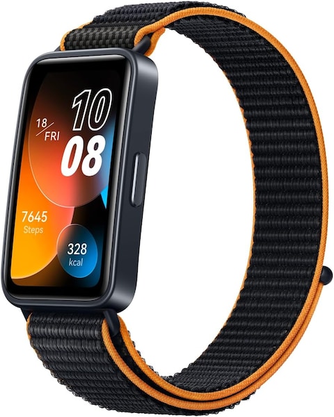 Huawei Band 8 Smart Watch, Ultra-thin Design, Scientific Sleeping Tracking, 2 Week Battery Life, Compatible With Android &amp; iOS, 24/7 Health Management, Vibrant Orange