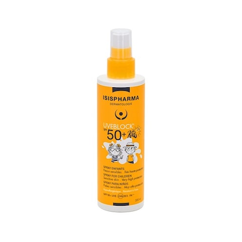 Isispharma UVeblock SPF 50 Spray Kids Sunscreen Very High Protection 200ml