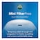 Vicks Mini Cool Mist Ultrasonic Humidifier with 2 Menthol Pads Included VUL525E1, White and Blue, 1.8 L, 21 W