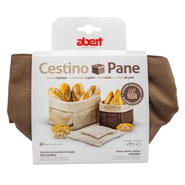 Abert Cestino Pane Bread Basket With Kernels Brown 12.5cm