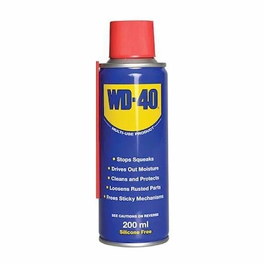 WD-40 Spray Lubricant and Rust Remover Spraye - 200 ML
