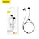 Baseus Type C Earphones, In-Ear Headphones With Microphone USB C Wired Earphones Support iPhone 15/ Plus/15 Pro/15 Pro Max/iPad Pro/Samsung S23/S23 Ultra S22/S22 Ultra Oneplus, Redmi Note 12 Pro Black