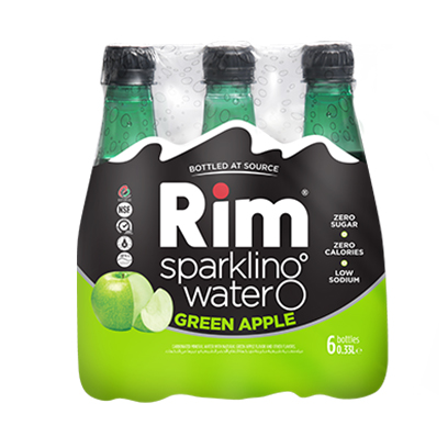 Rim Sparkling Water Green Apple 300ML X6