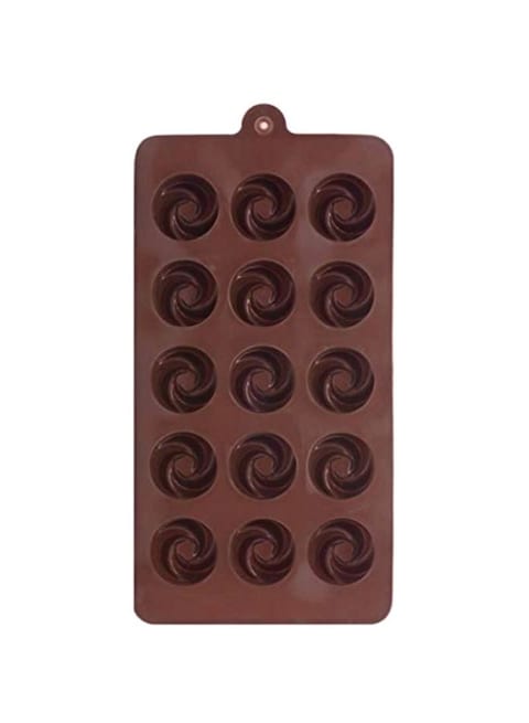 Li Ying Silicone Bake Mould Brown 8.5X4X1Inch