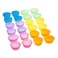 12Pcs/Lot 7Cm Muffin Cupcake Mould Colorful Round Shape Silicone Cupcake Mould Bakeware Maker Mold Tray Baking Cup Liner Molds, Multi Color