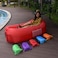Generic-Super Light-weight Outdoor Fast Infaltable Air Sofa Portable Couch Foldable Inflatable Bed Beach Sleeping Lounger Laybag