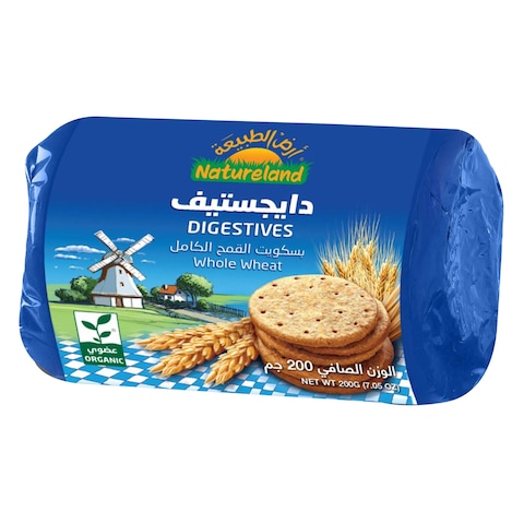 Natureland Organic Digestive Whole Wheat Biscuit 200g