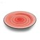 Porceletta Color Glaze Porcelain Rimmed Thin Flat Plate 17 cm