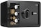 Rubik Safe Box with Fingerprint, A4 Document Size Biometric Safety Deposit Box Fire Resistant Coating For Home Office Money Documents (25x35x25cm) Black