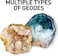 National Geographic Break Open 10 Premium Geodes, Includes Goggles, Detailed Learning Guide &amp; 2 Display Stands, Great Stem Science Gift For Mineralogy &amp; Geology Enthusiasts Of Any Age
