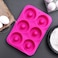 Royalford Silicone Donut Mold With 6 Cavities &ndash; Food Grade Silicone, Green, -40&deg;C To 230&deg;C, 18&times;26cm
