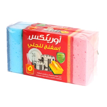 Orinex sponge scourer color x5