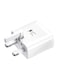 Samsung - Uk Fast Charging Adaptor With Type-C Cable White