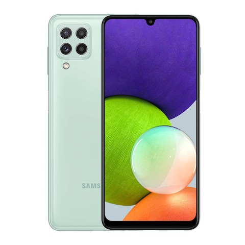 Samsung Galaxy A22 - 6.4-inch 64GB/4GB Dual SIM 4G Mobile Phone - Mint
