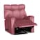 In House Velvet Rocking Recliner Chair - Dark Pink - AB011
