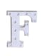Generic Alphabet LED Letter Lights Light Up Plastic Letters Standing Hanging A White 22X18X4.5centimeter