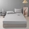 Luna Home-King Size 3 Piece Set, Bedsheet with 2 Pillow Cases, Light Gray Color