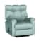 In House Velvet Classic Recliner Chair - Light Turquoise - AB011