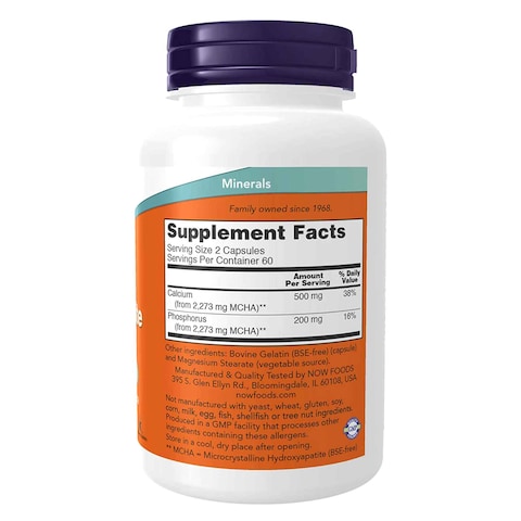 NOW CALCIUM HYDROXYAPATITE 120S