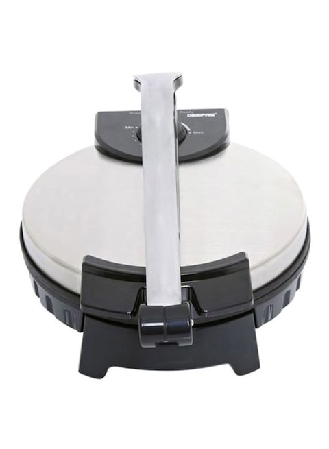 Geepas Electric Chapathi Maker 1200W 1200 W Gcm6125 Black/Silver