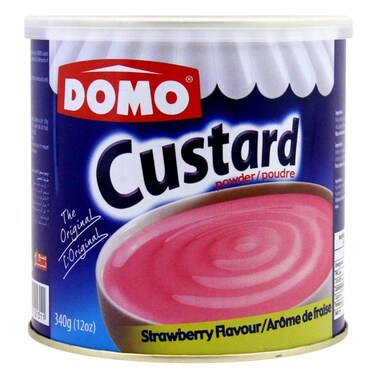 Domo Strawberry Custard Powder 300GR