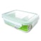 Glasslock Container With Separator Rectangular 920ml