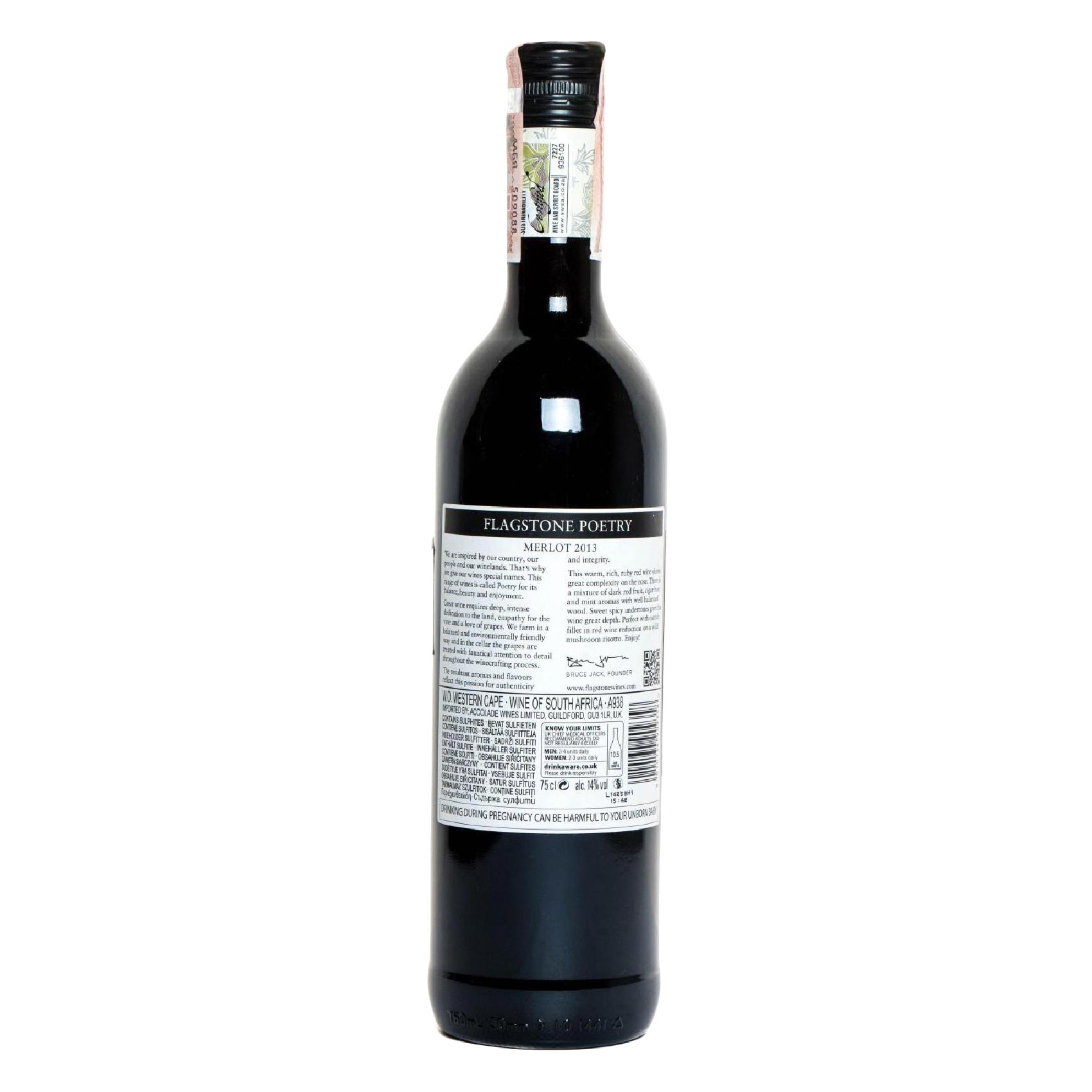 Flagstone Poetry Merlot Red Wine 750Ml