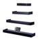 Wooden Rectangular Floating Wall Shelves set of 4
