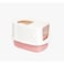 Pakeway Series Ark Cat Litter Box - Pink 57x43.6x38.2cm