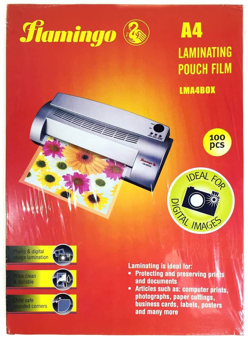 Generic High Gloss Crystal Clear Laminating Pouch Lamination Film, A4 Size [Os-Eq009-02]