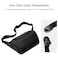 Arctic Hunter Crossbody Waist Belt Bag Anti-Theft Water Repellent Chest Bag for Men Women on Shopping Travel Office Hiking Y00565 Black