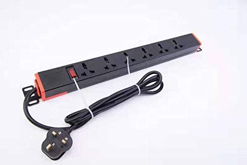 Buy XLT 1U rack-mounted 6-unit 13A UK Plug PDU Power Strip Network ...