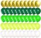 Party Time 50-Pieces Safari Theme Party Balloons Set of 10" Metallic Gold, White and Green Latex Balloons Wild One Birthday Decoration Balloon Garland Arch Safari Birthday Party Decoration - Party Sup