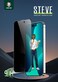 Green Lion 9H Hardness Steve Privacy Anti-Peeping Curved Full Glass, Blocked Side Viewing, Anti-Fingerprint, Grease Protection Compatible With iPhone 14 Pro Max (6.7"))