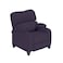 In House Velvet Classic Recliner Chair - Dark Purple - NZ71