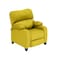 In House Velvet Classic Recliner Chair - Gold - NZ71